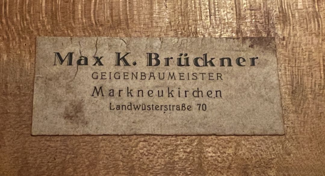 Brückner Max K. - Markneukirchen - C-340